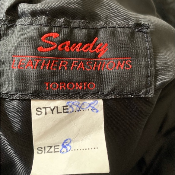 Vintage 1980s genuine leather skirt - Picture 3 of 7